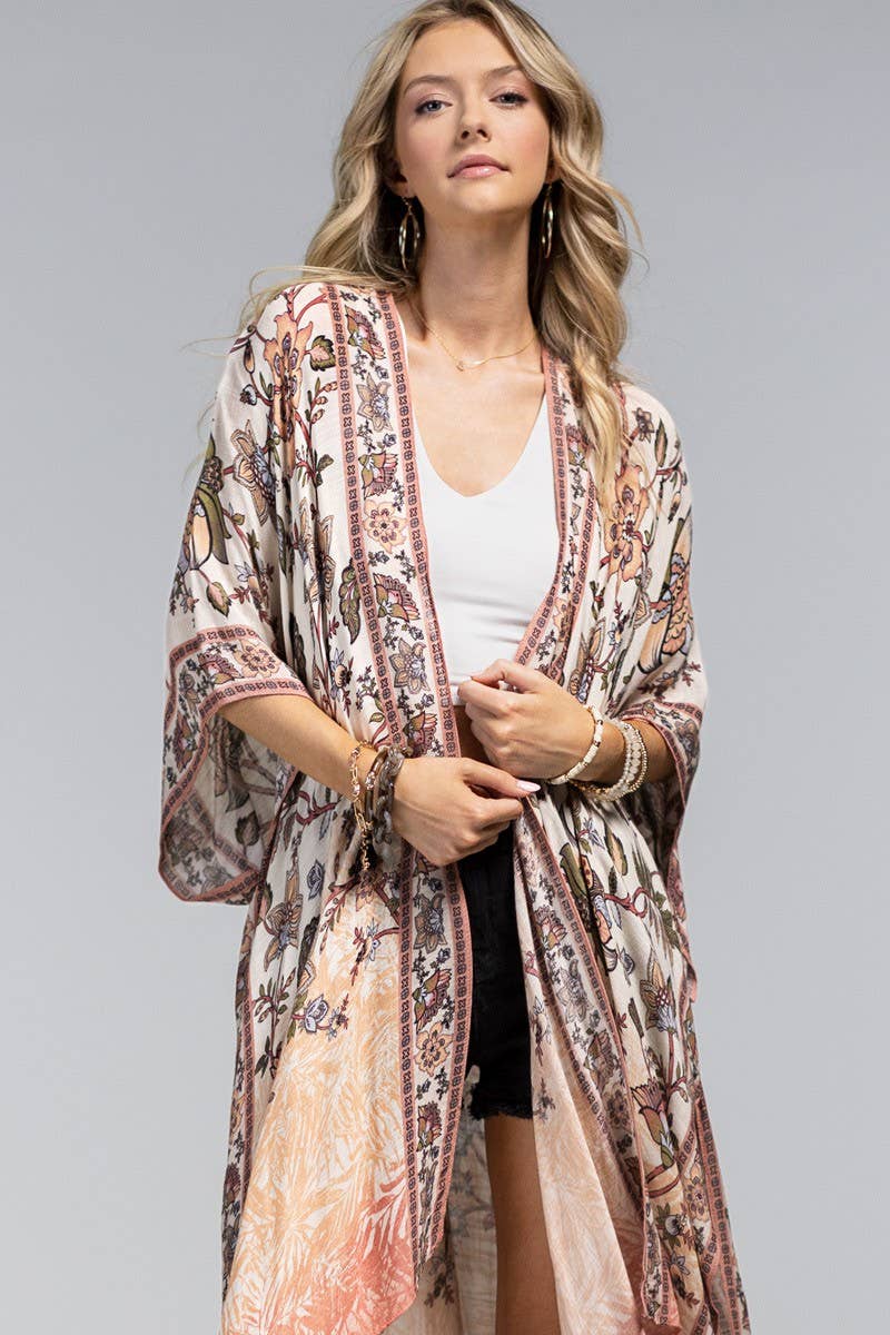Holz Shalimar Floral Kimono DEAL OF THE WEEK!