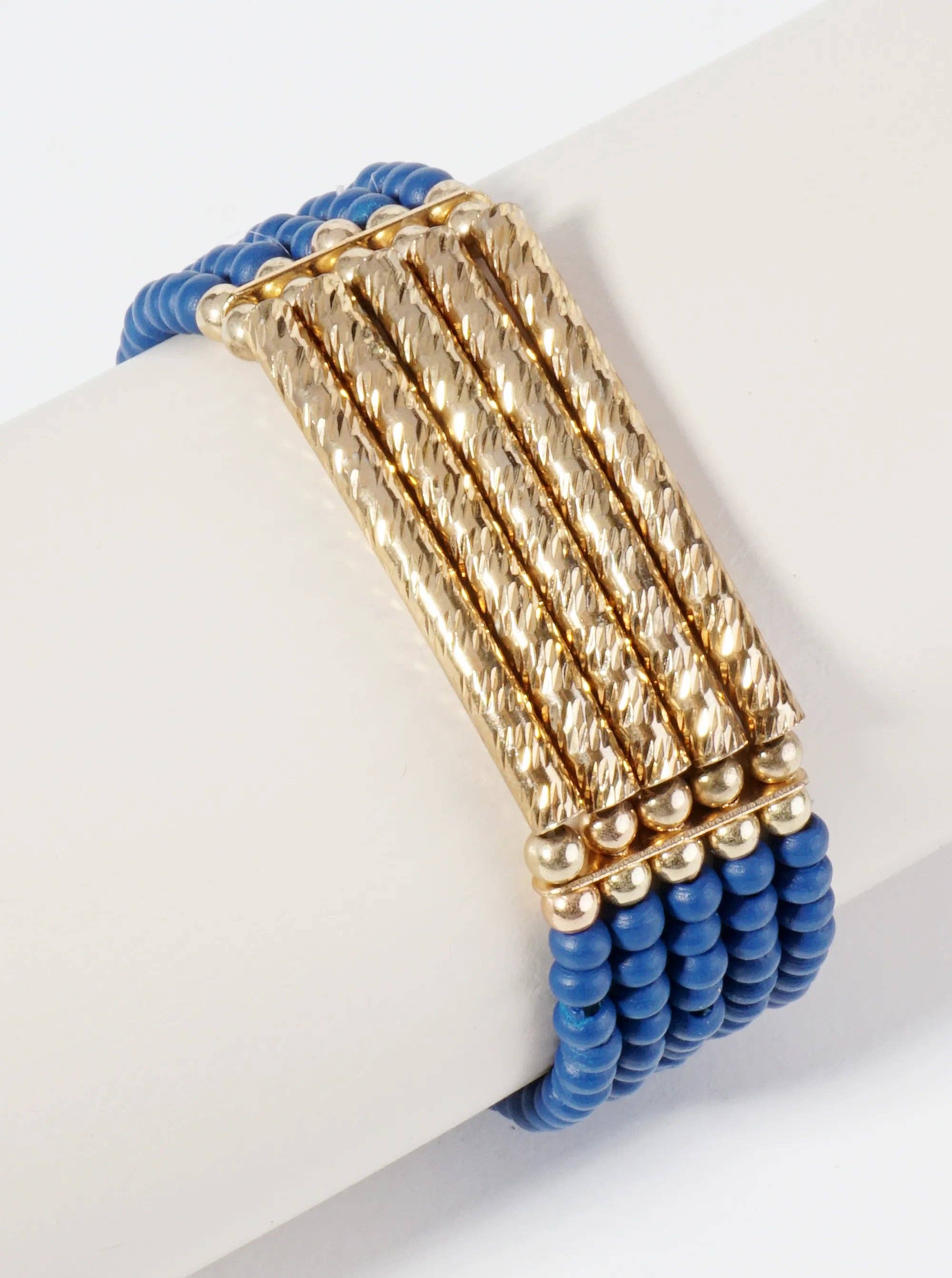 Yilla 5 Row Beaded Stretch Bracelet