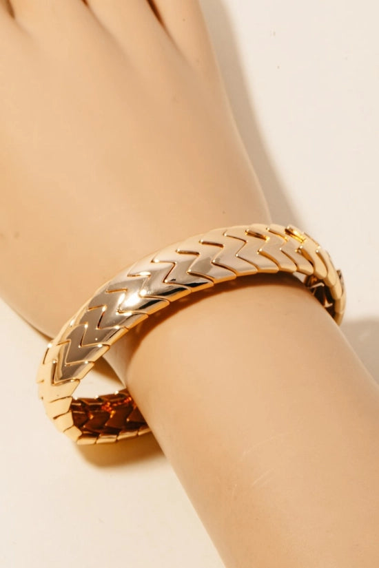 Riff Gold Stretch Bracelet