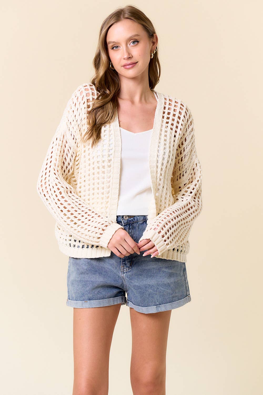 Raider Fishnet Cardigan