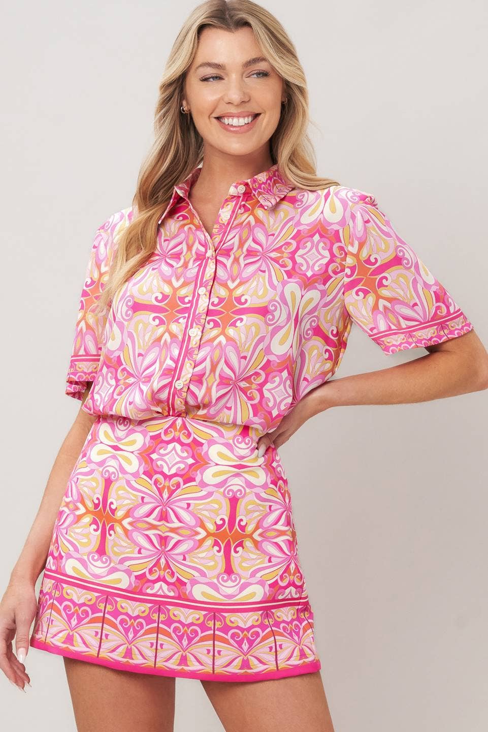 Homer Print Mini Skort Skirt