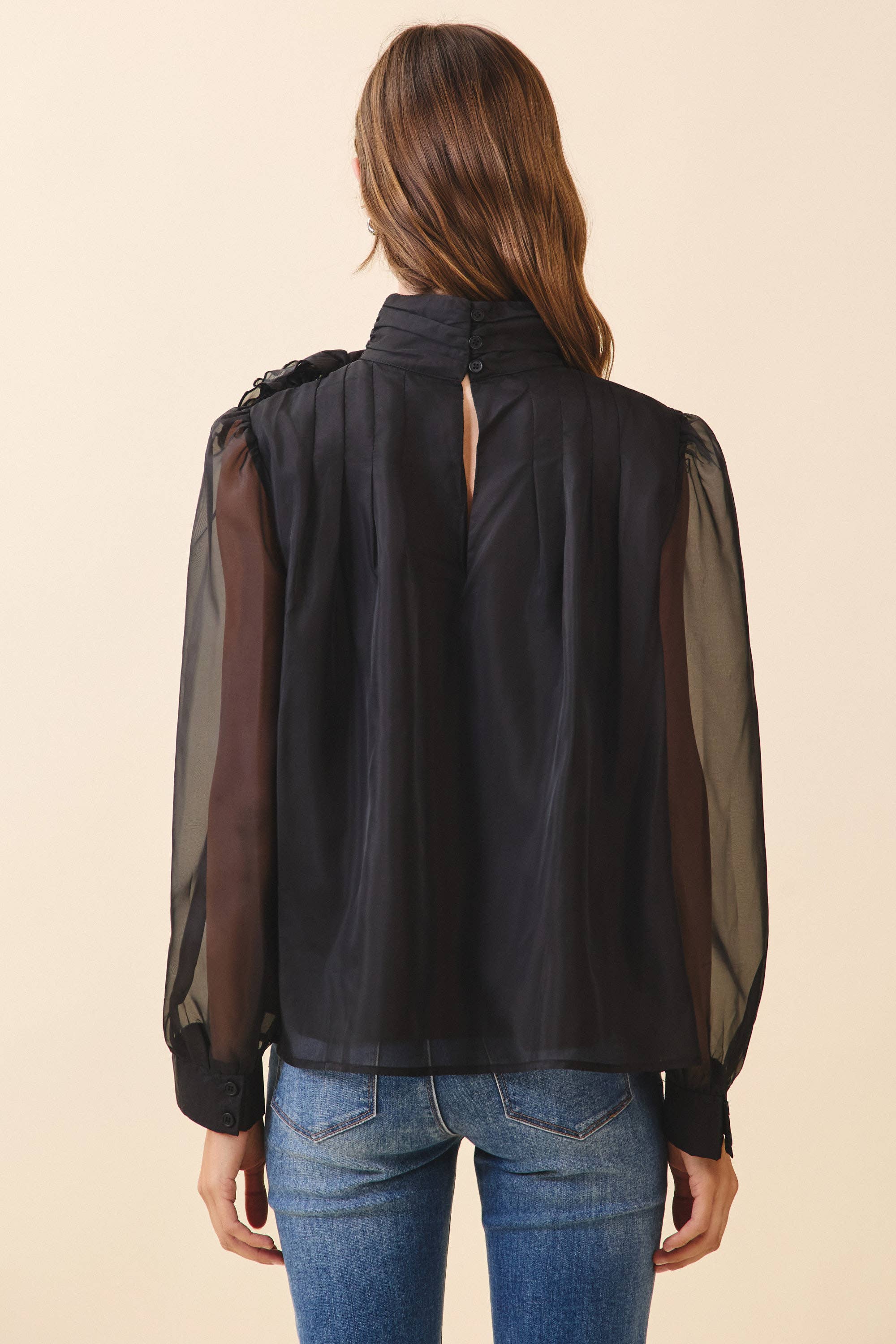 Heather Organza Blouse