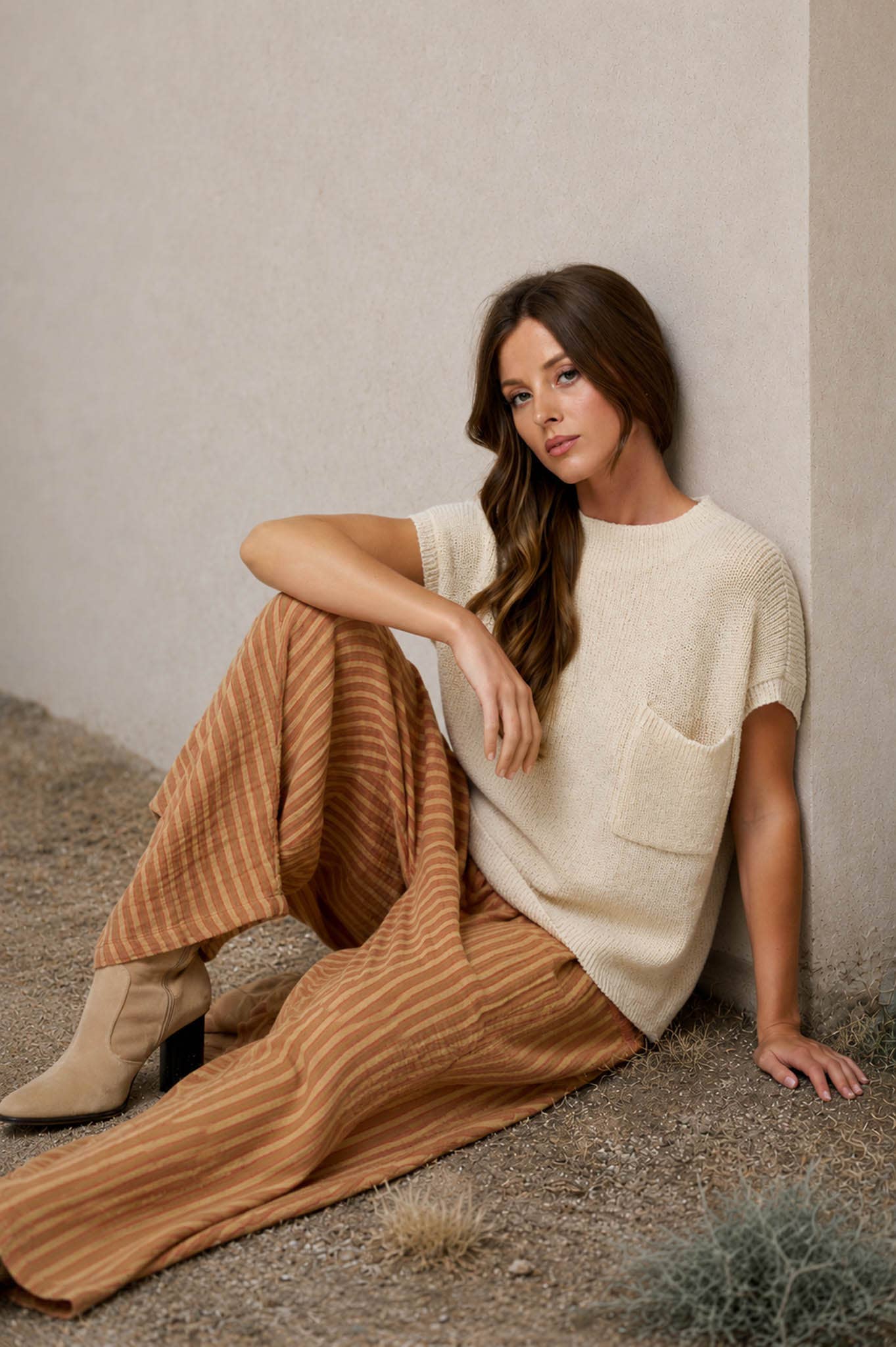 Deitz Short Sleeve Sweater Top (2 Colors!) PREORDER