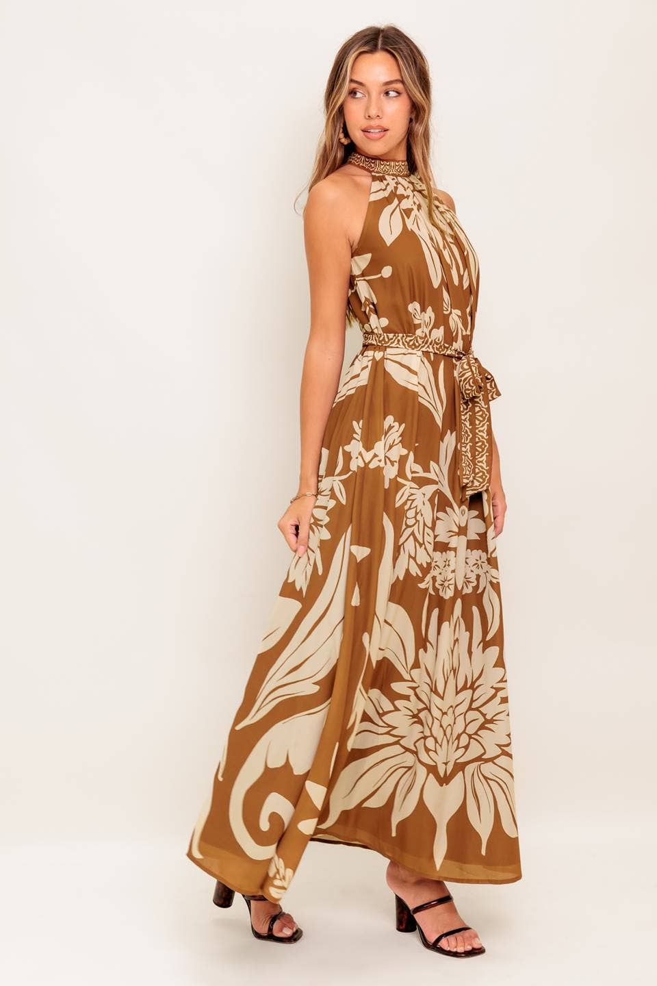 Hume Print Maxi Dress