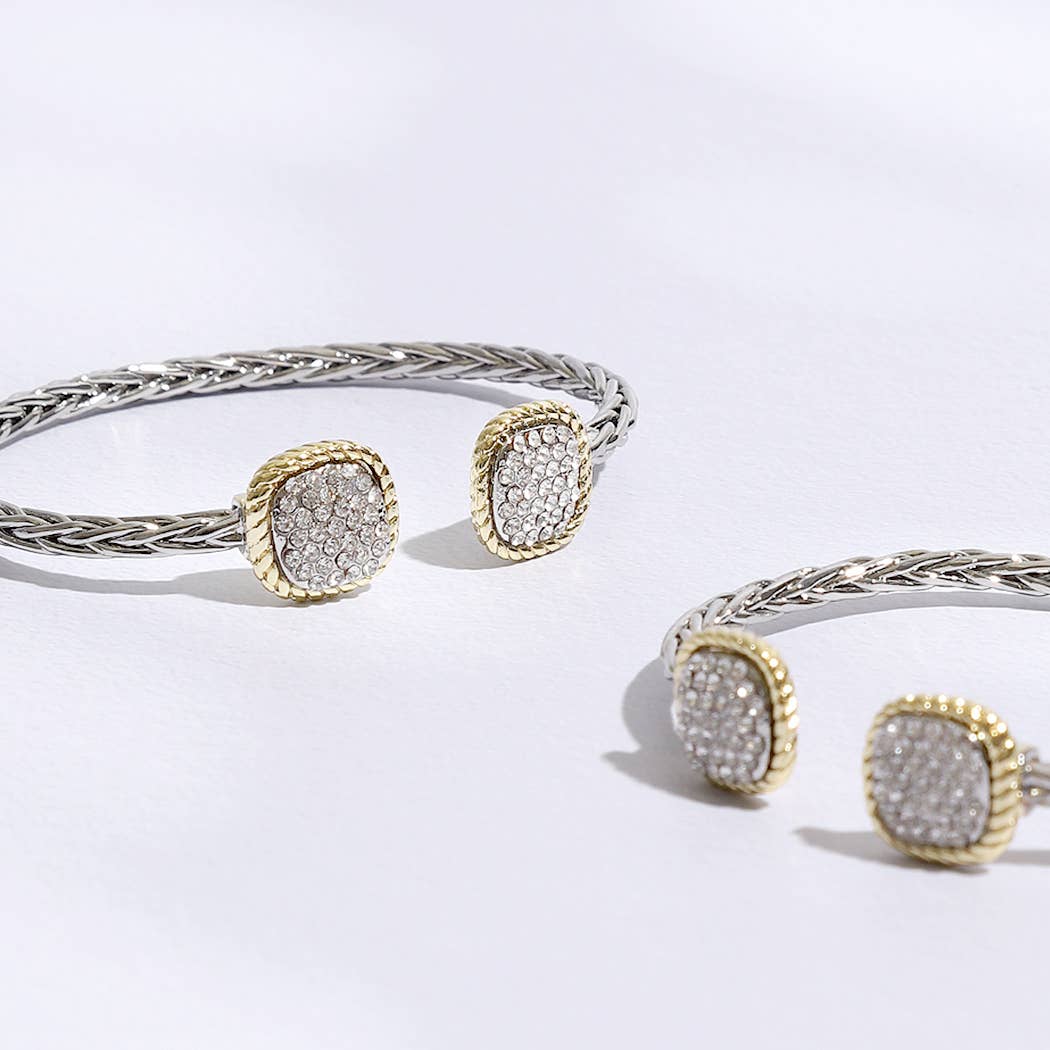 Duncan Square Edge Designed Braided Bracelet