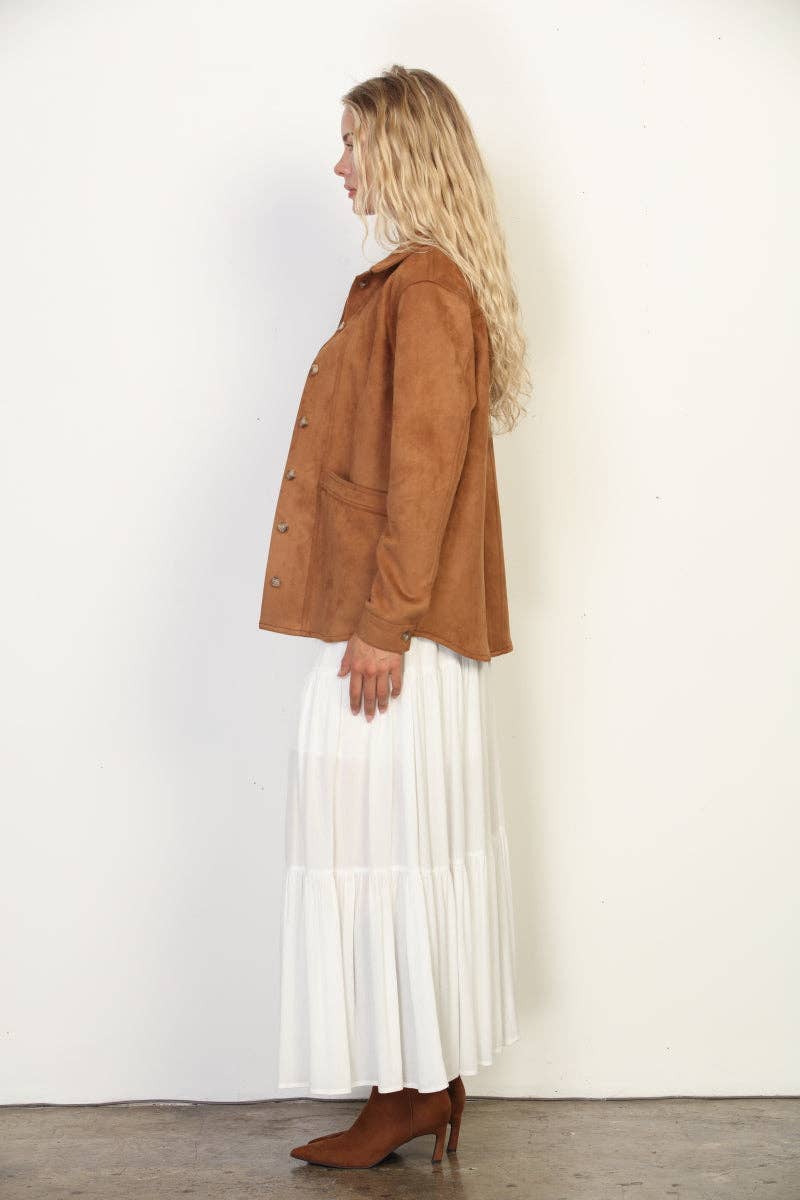 Garrigan Faux Suede Jacket