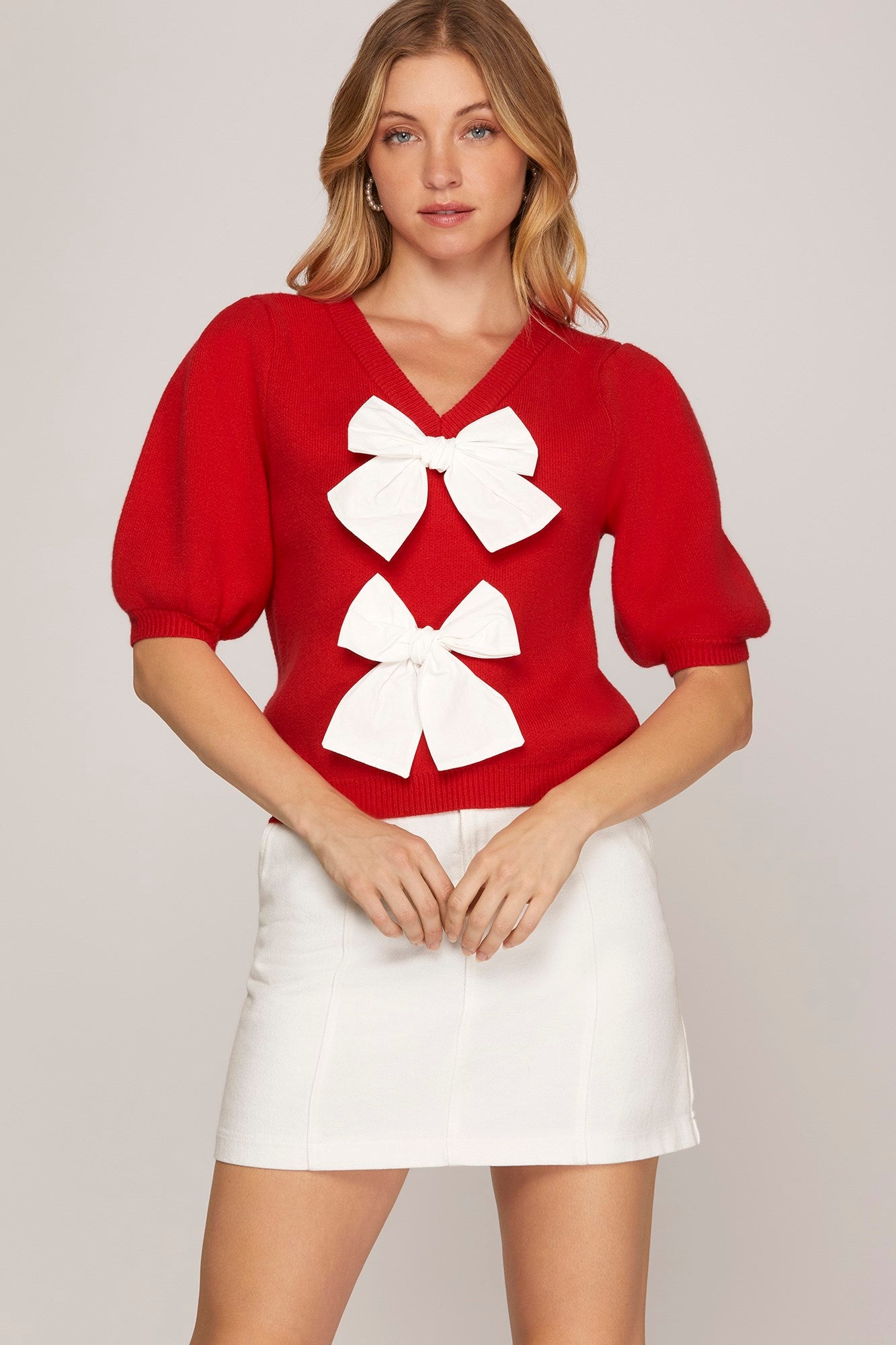 Tilda Bow Sweater Top