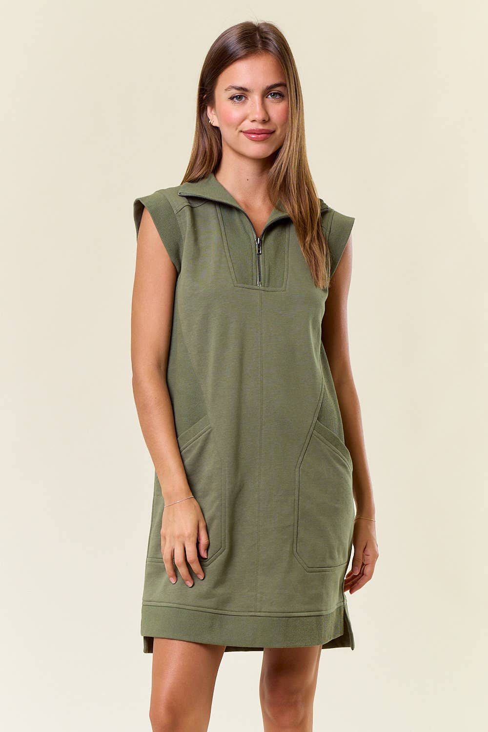 Billie Zip Mini Dress (2 Colors!)