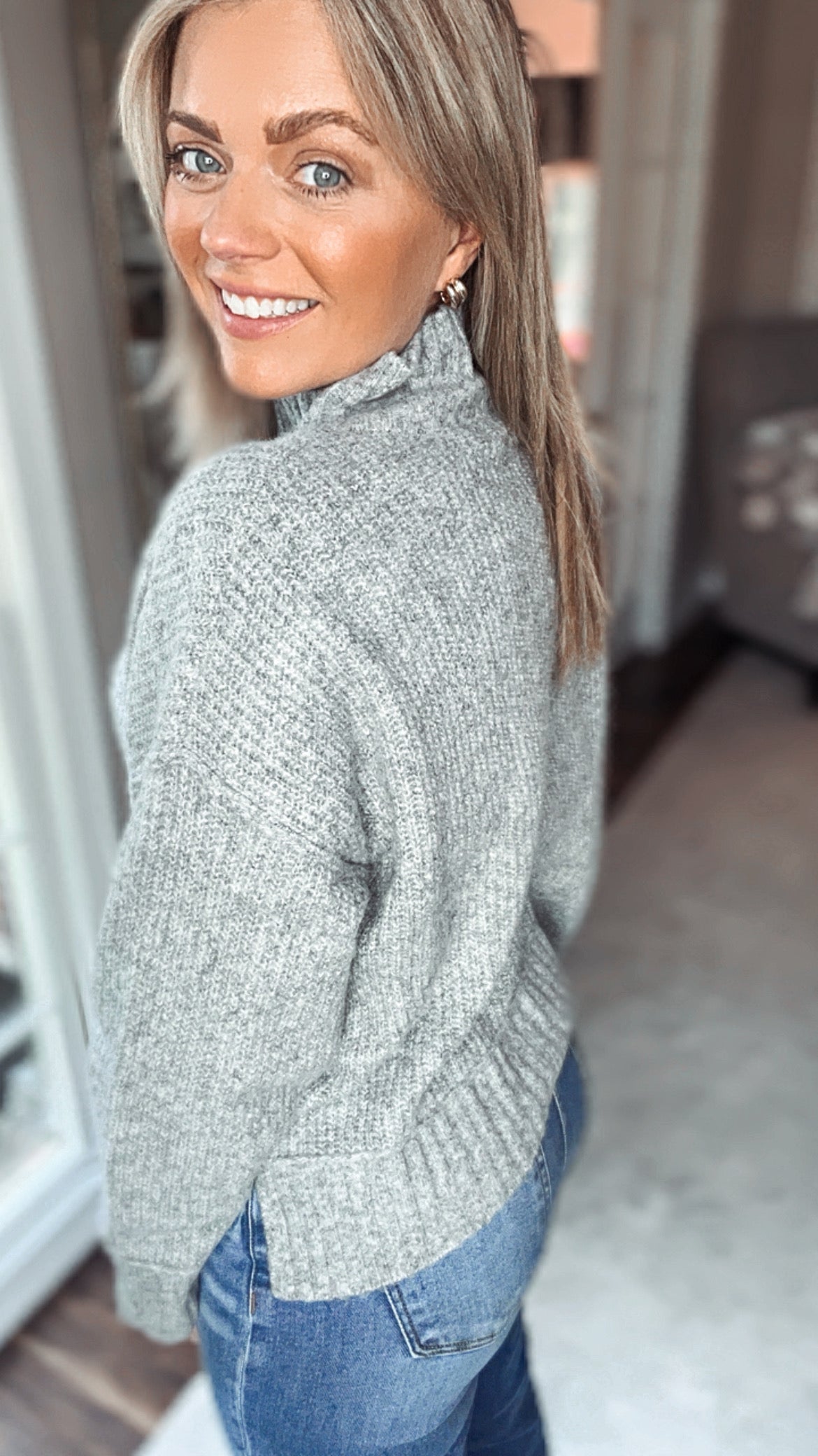 Spalding Mock Sweater