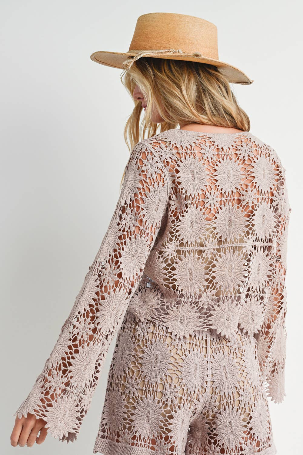 Cronin Crochet Cropped Top