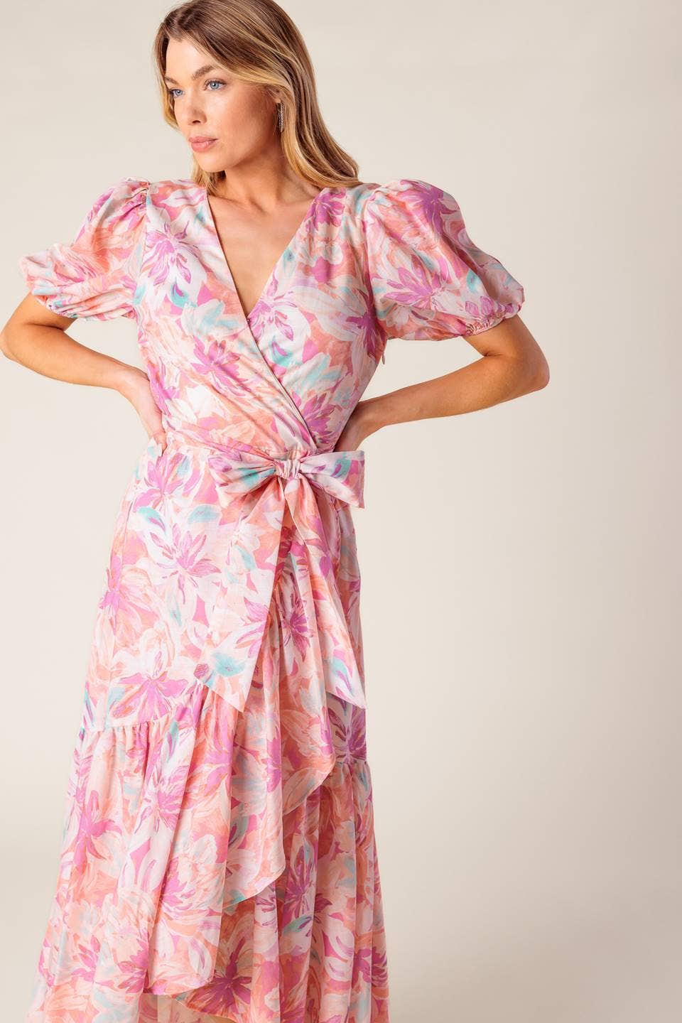 Seller Print Midi Dress