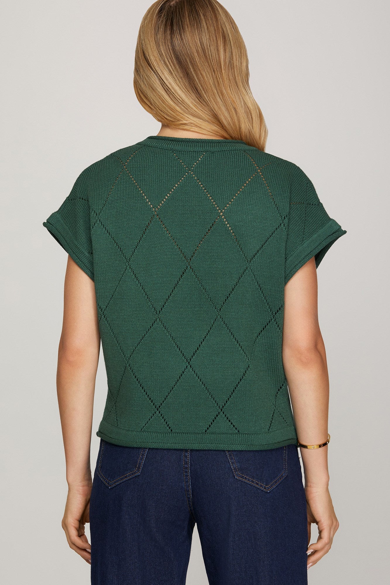 Tischer Bow Sweater Top