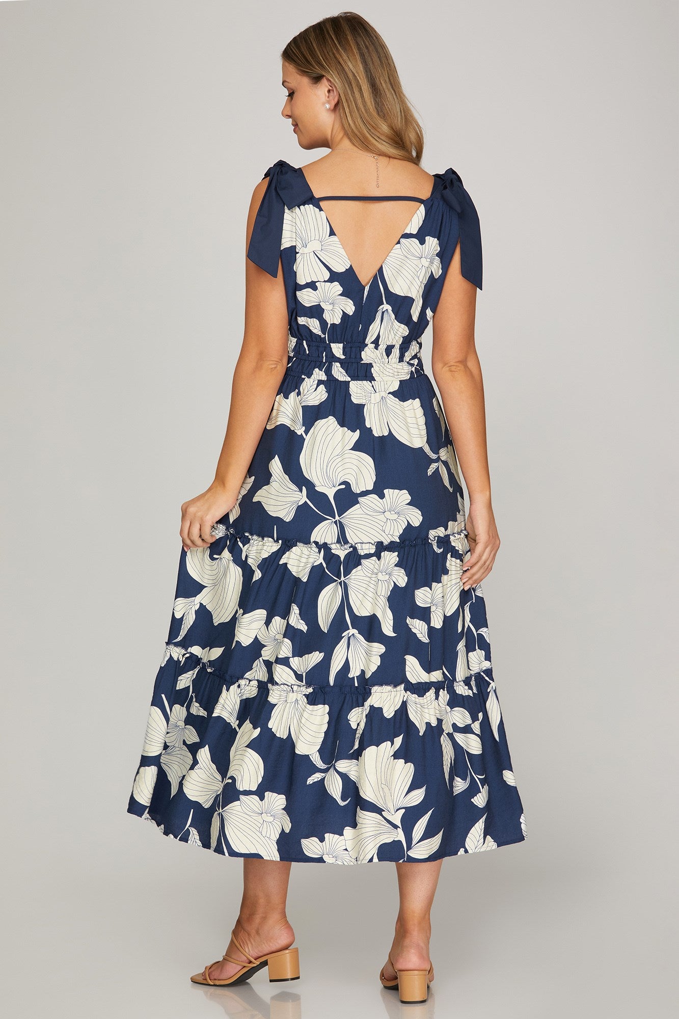 Vereta Floral Midi Dress PREORDER