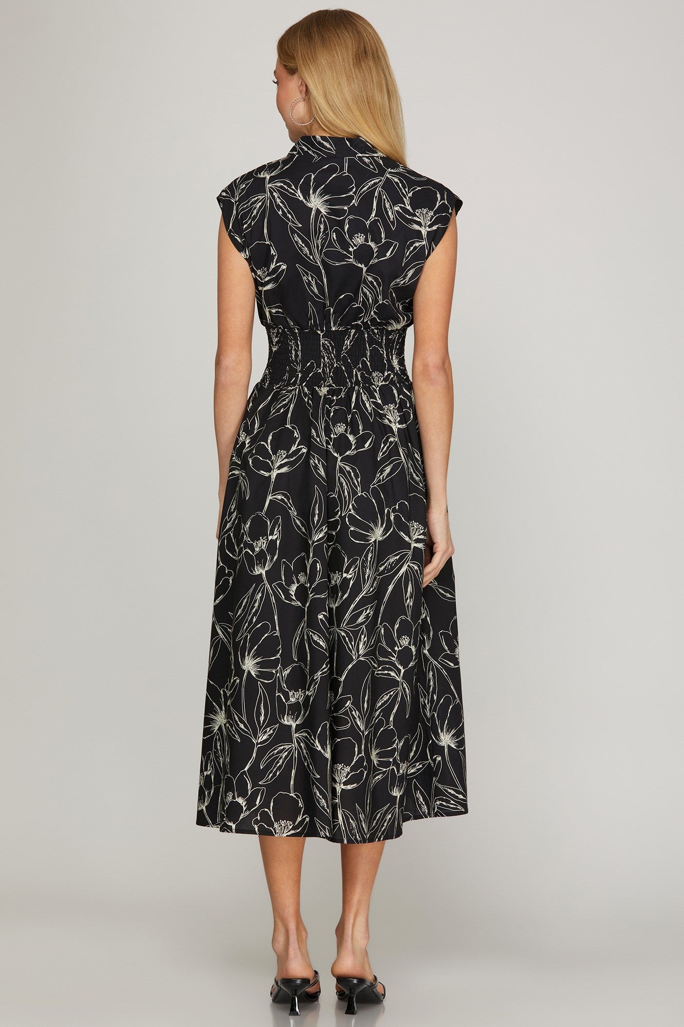 Vonda Floral Midi Dress PREORDER