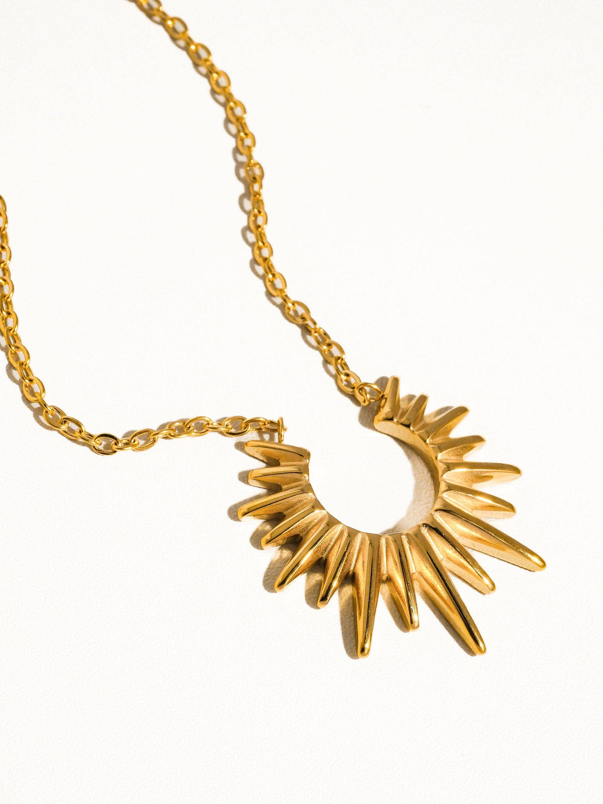 Flânerie by MAIQ Muse Non-Tarnish Gold Sun Necklace