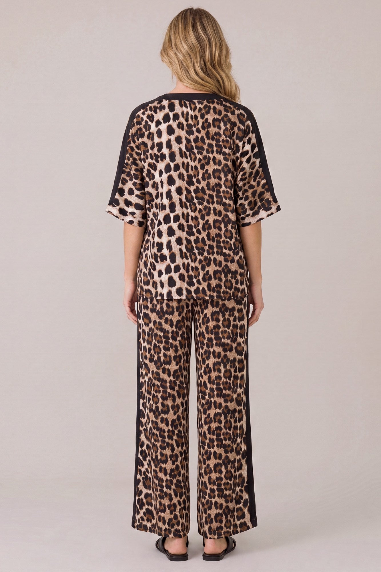 Harvey Leopard Top and Pants Set