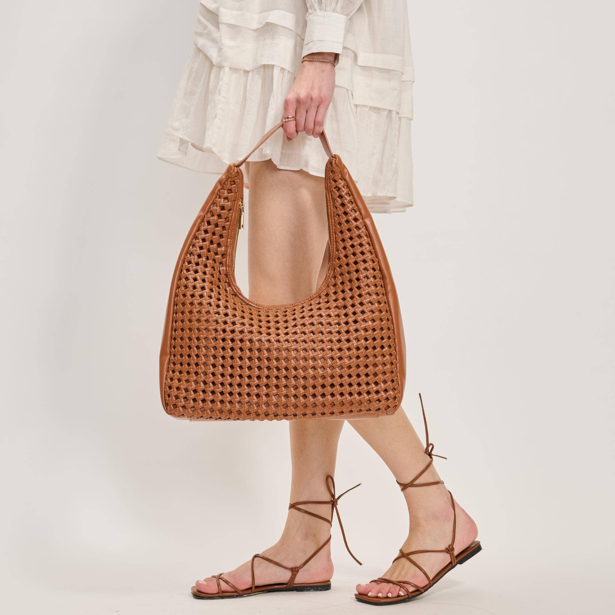 Renne Knot Woven Hobo