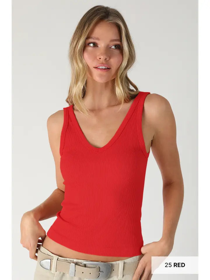 NIKIBIKI Ribbed Reversible Tank Top (3 Colors!)