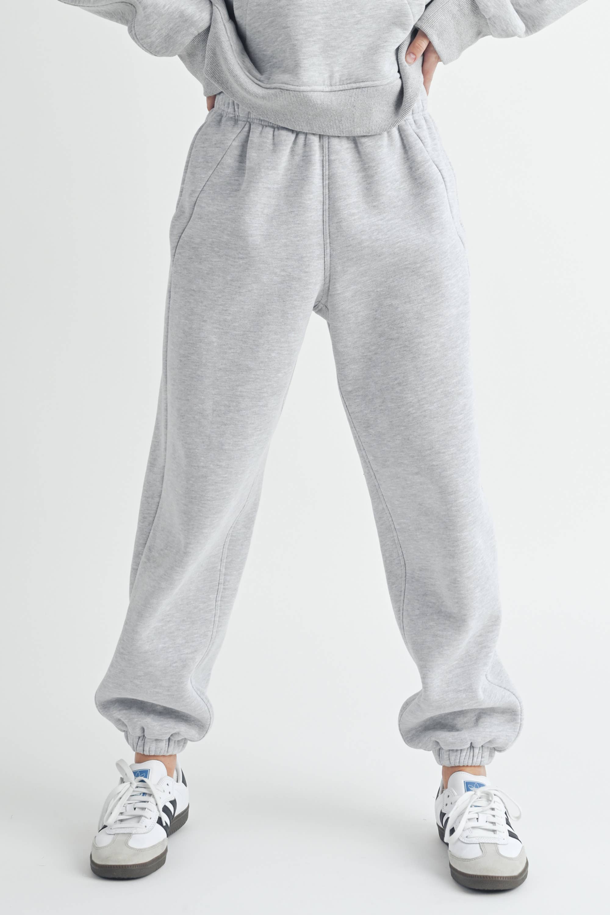 Rani Heather Grey Jogger Pants