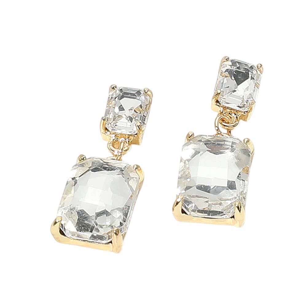 Fella Rectangular Dangle Earrings (5 Colors!)