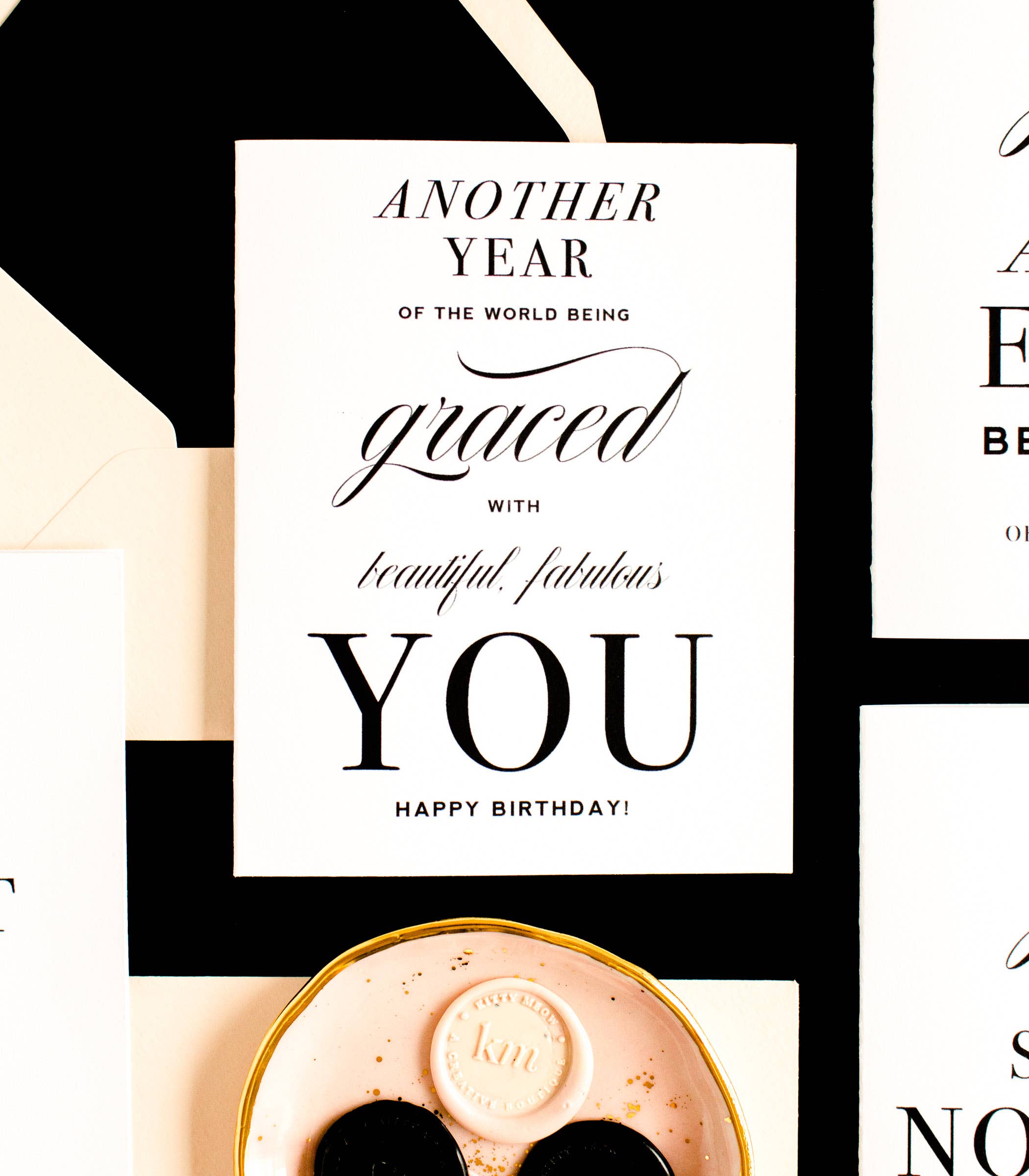 Another Year Graced, Sentimental Birthday Greeting Card Her
