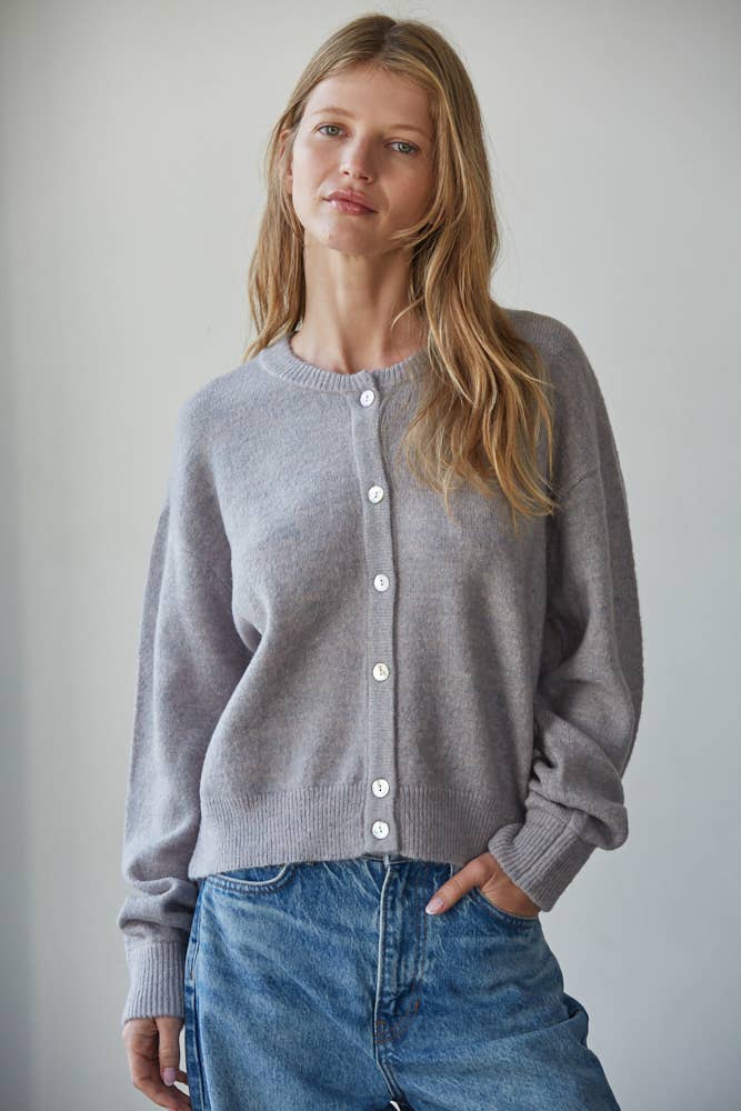Lola Crew Neck Cardigan
