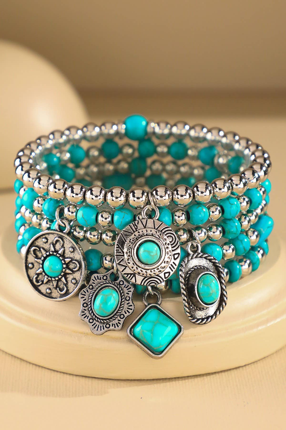 Singer 5-Layer Western Cowboy Hat Bracelet