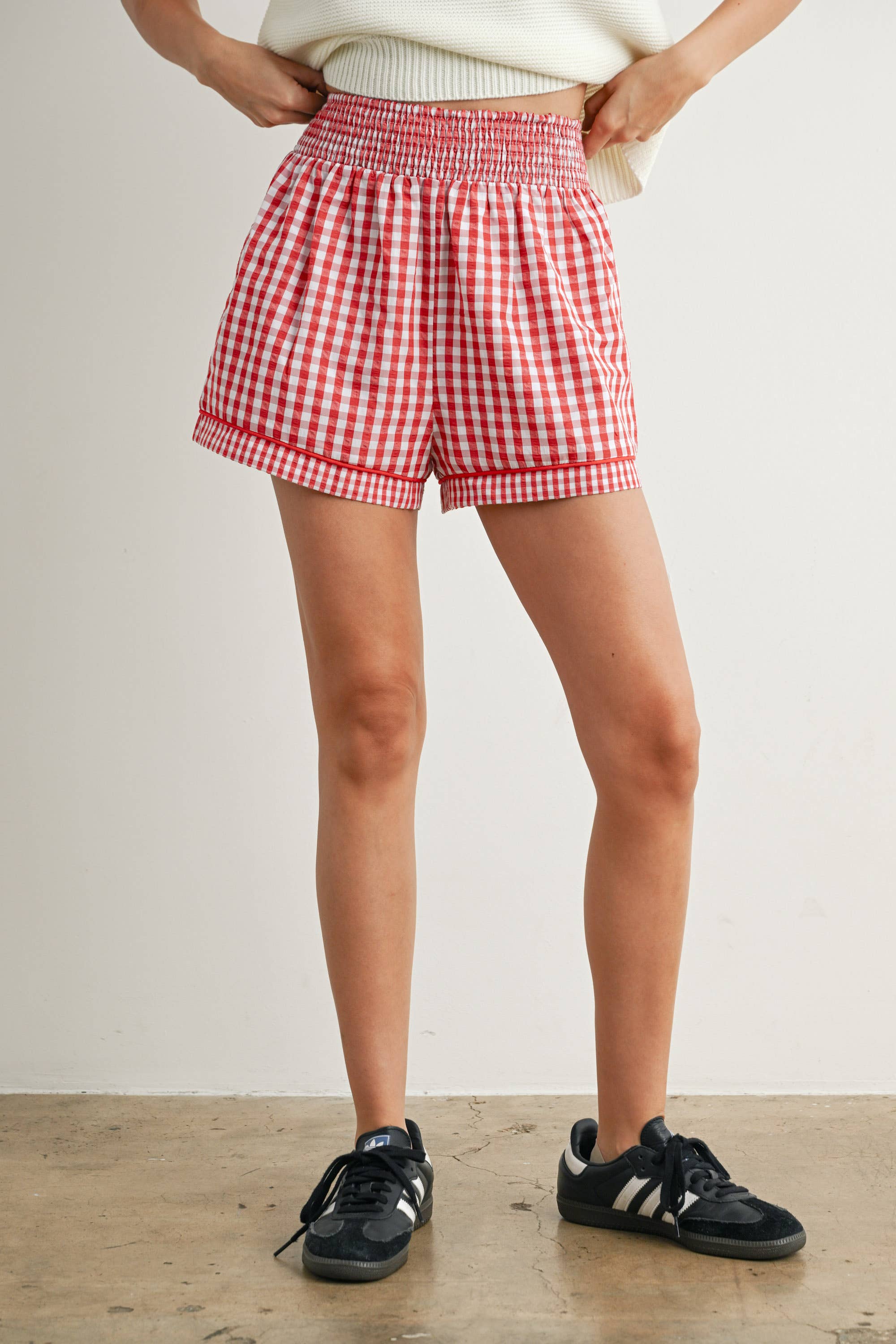 Gia Gingham Shorts