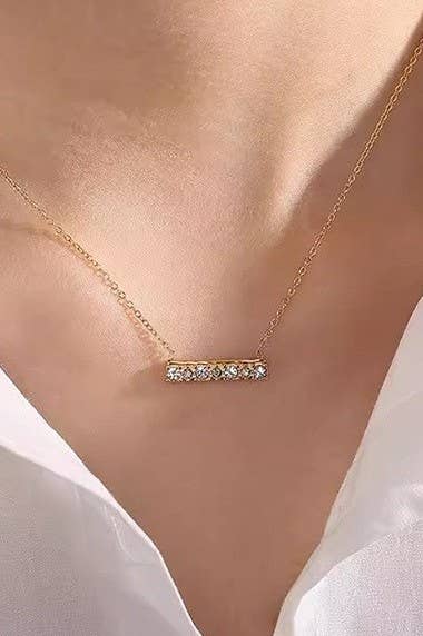 Fia Bar Necklace