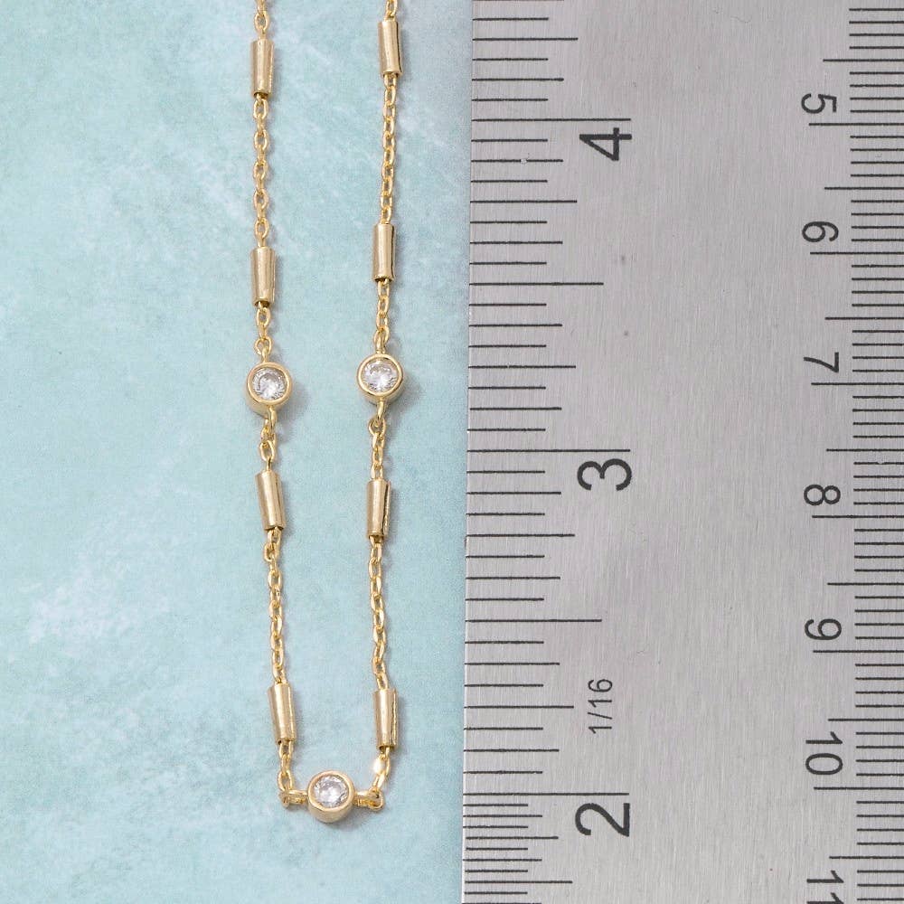 Adi Station Bar Chain Necklace