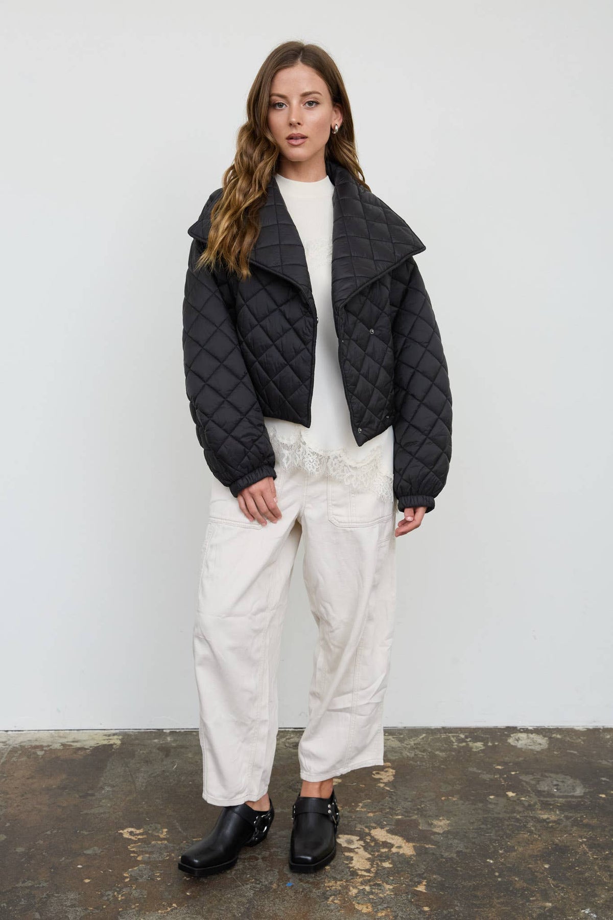 Rosie Quilted Crop Jacket PREORDER
