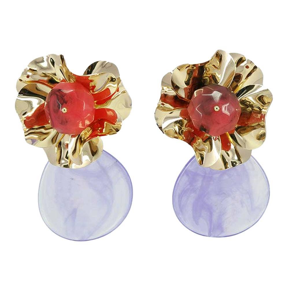 Roan Floral Drop Earrings
