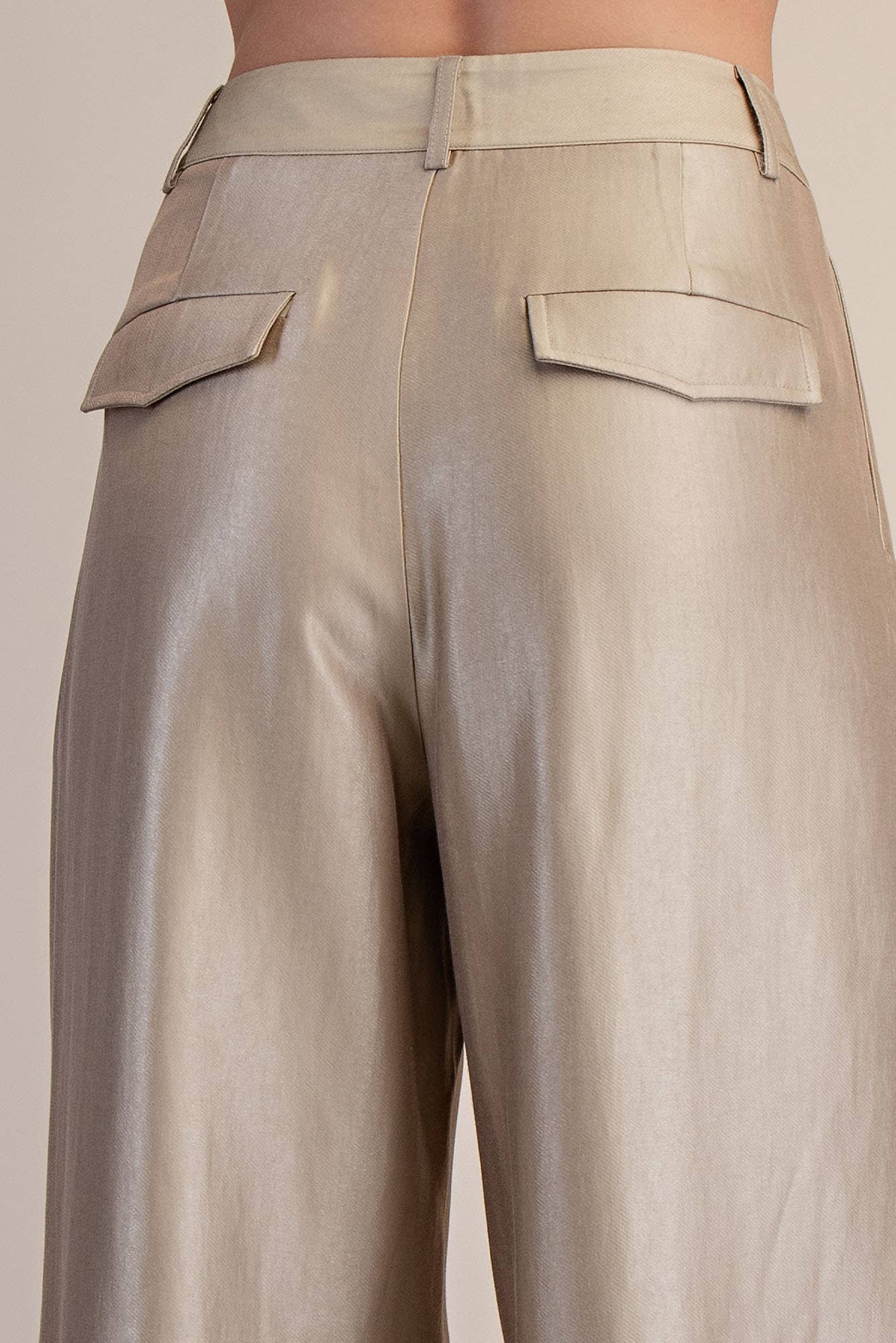 Murna High-Waisted Double Pleat Pants