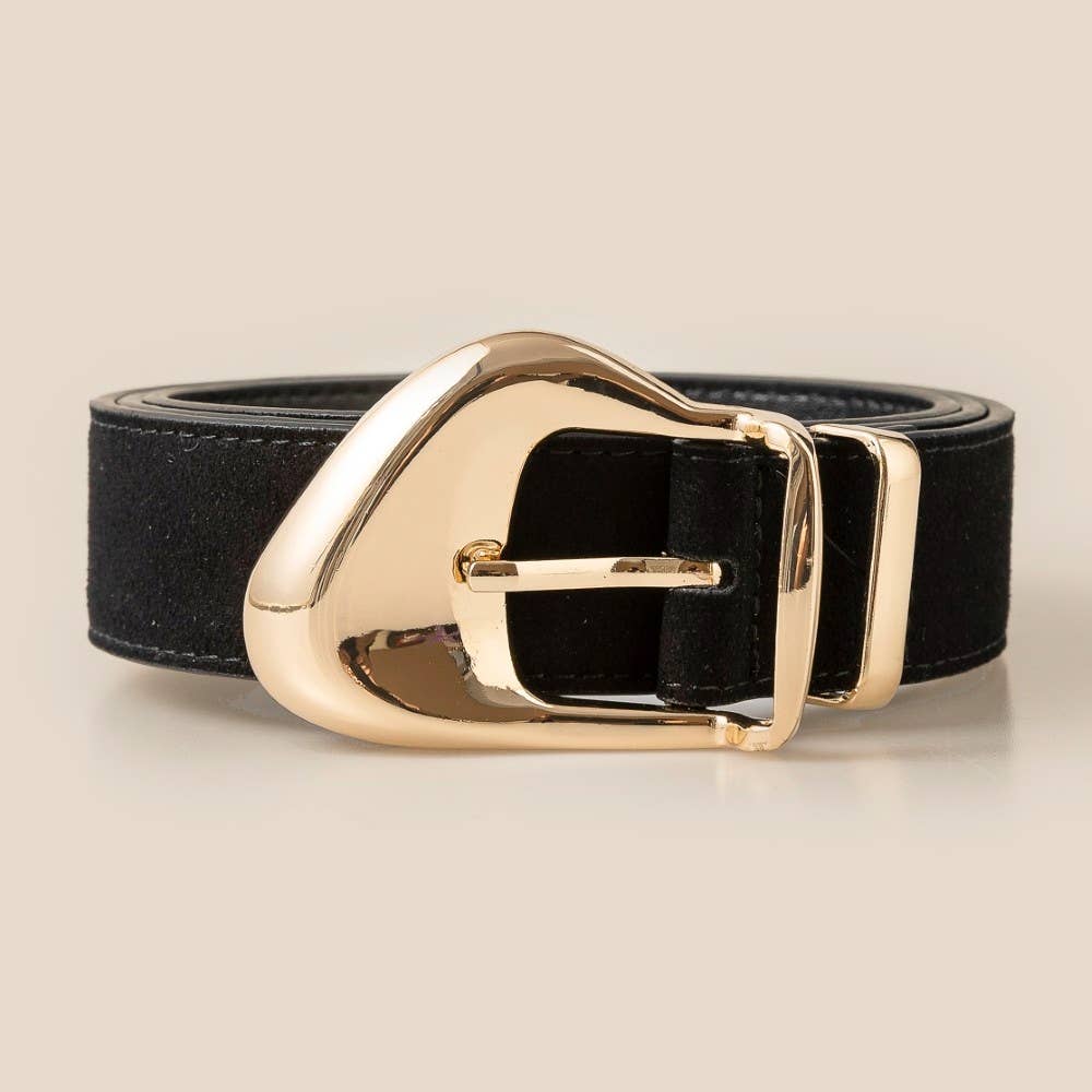 Vaughn Ornate Buckle Soft Leather Belt