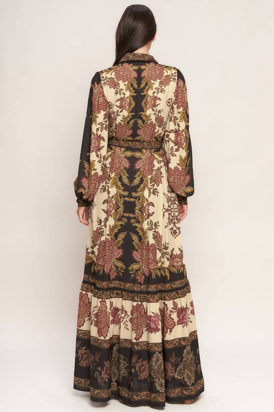 Mona Print Maxi Dress