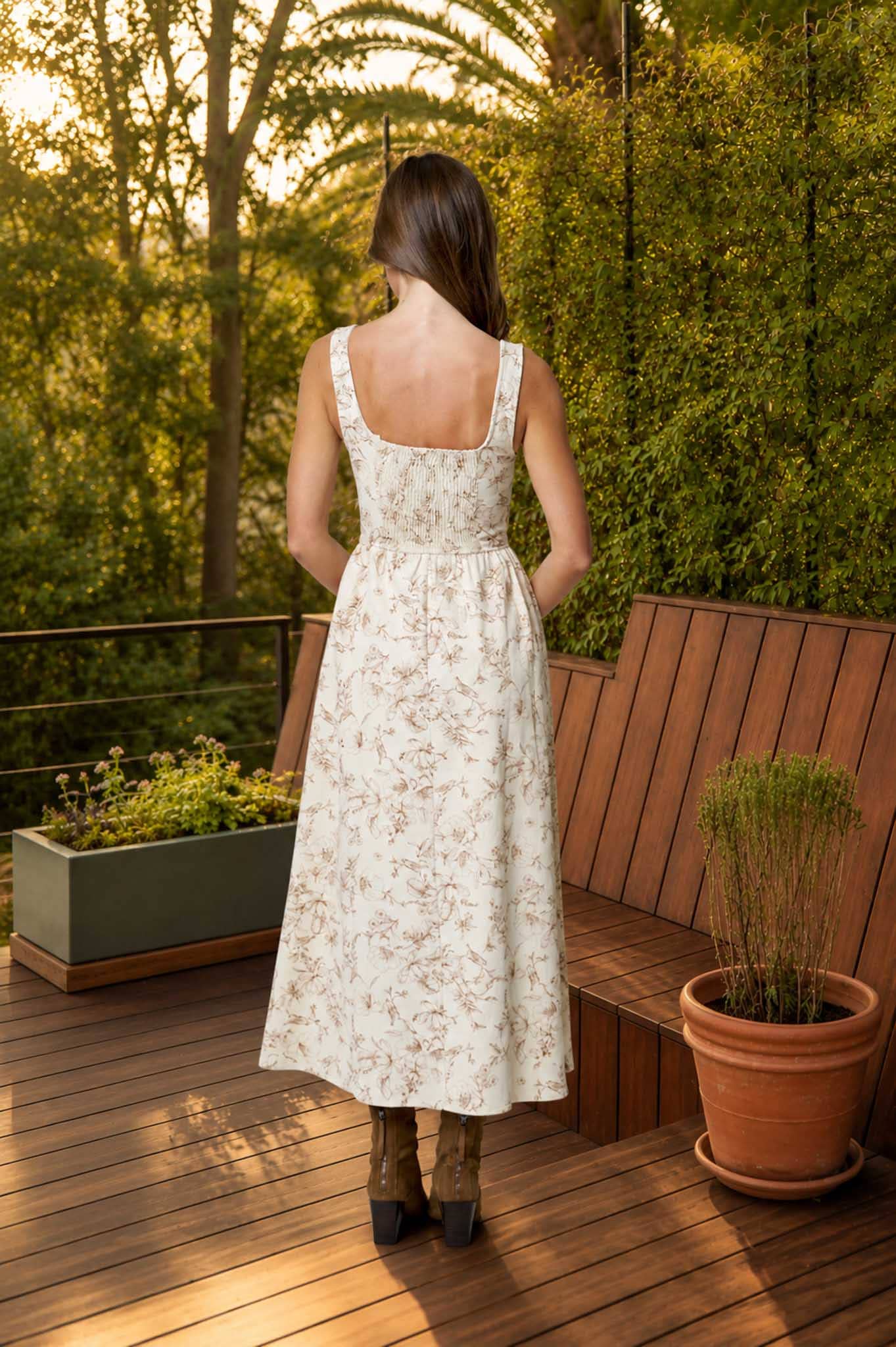 Gerla Floral Midi Dress