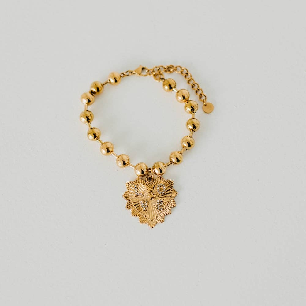 Sawyer Heart Burst Bracelet