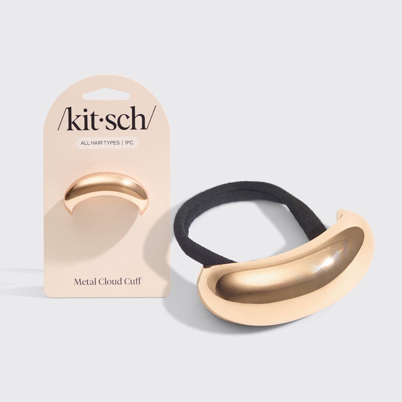 KITSCH Gold Metal Cloud Cuff - Medium
