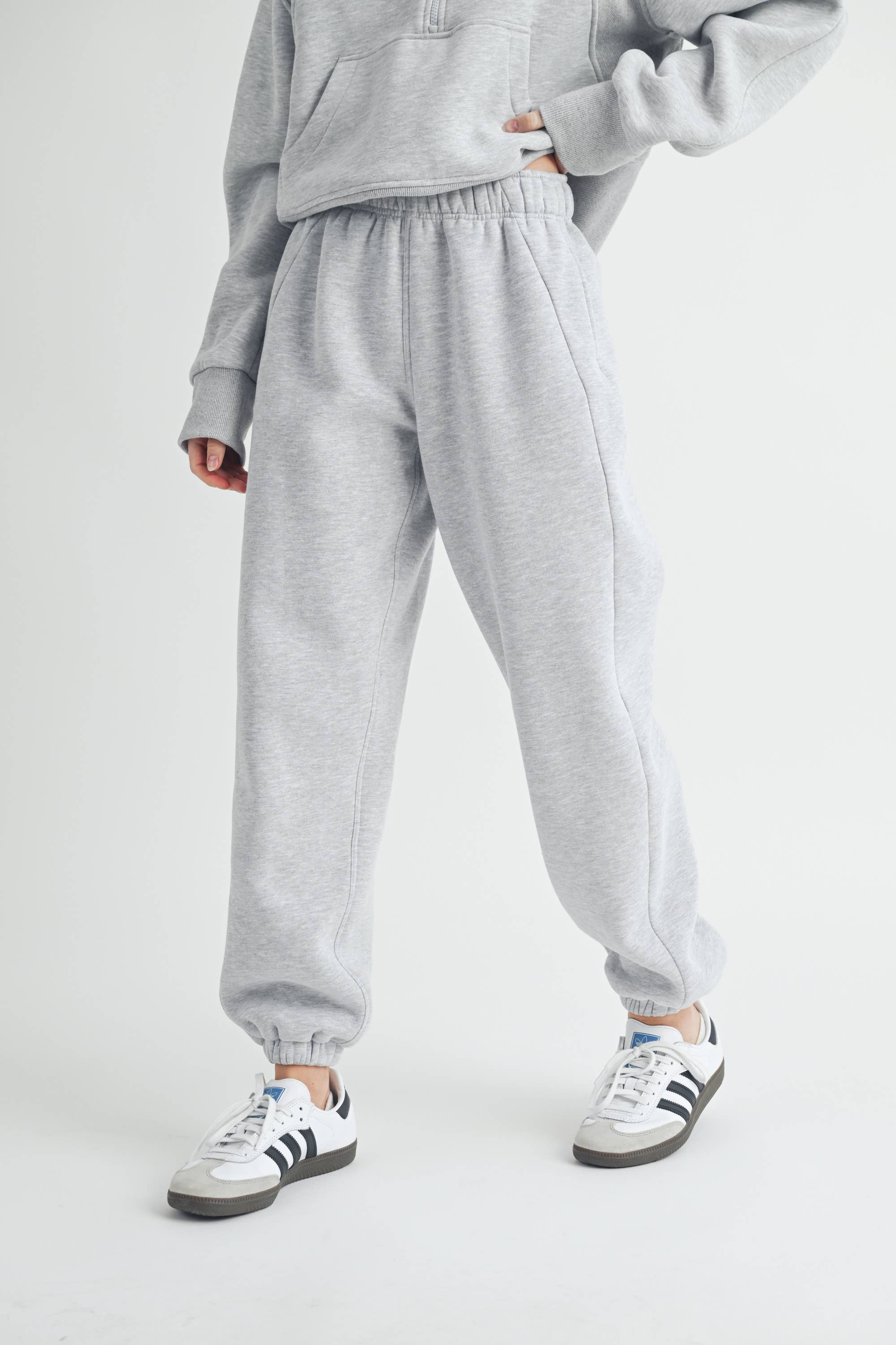 Rani Heather Grey Jogger Pants