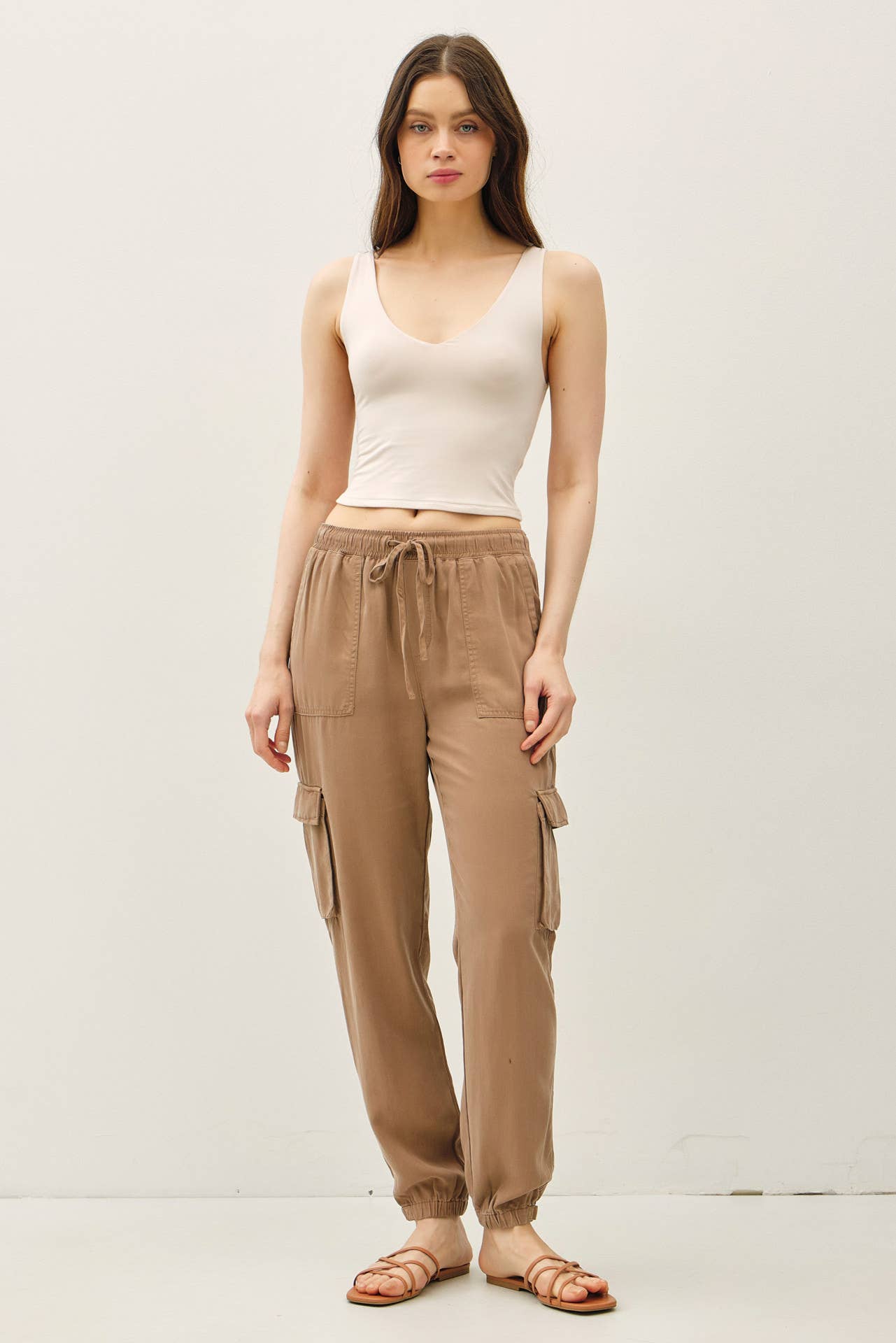 Tia Cargo Jogger Pants
