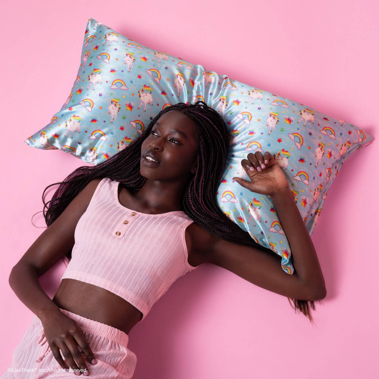 KITSCH Lisa Frank x Kitsch Standard Satin Pillowcase - Markie™