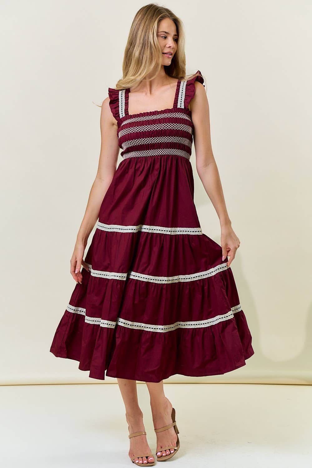 Sofia Ruffle Maxi Dress