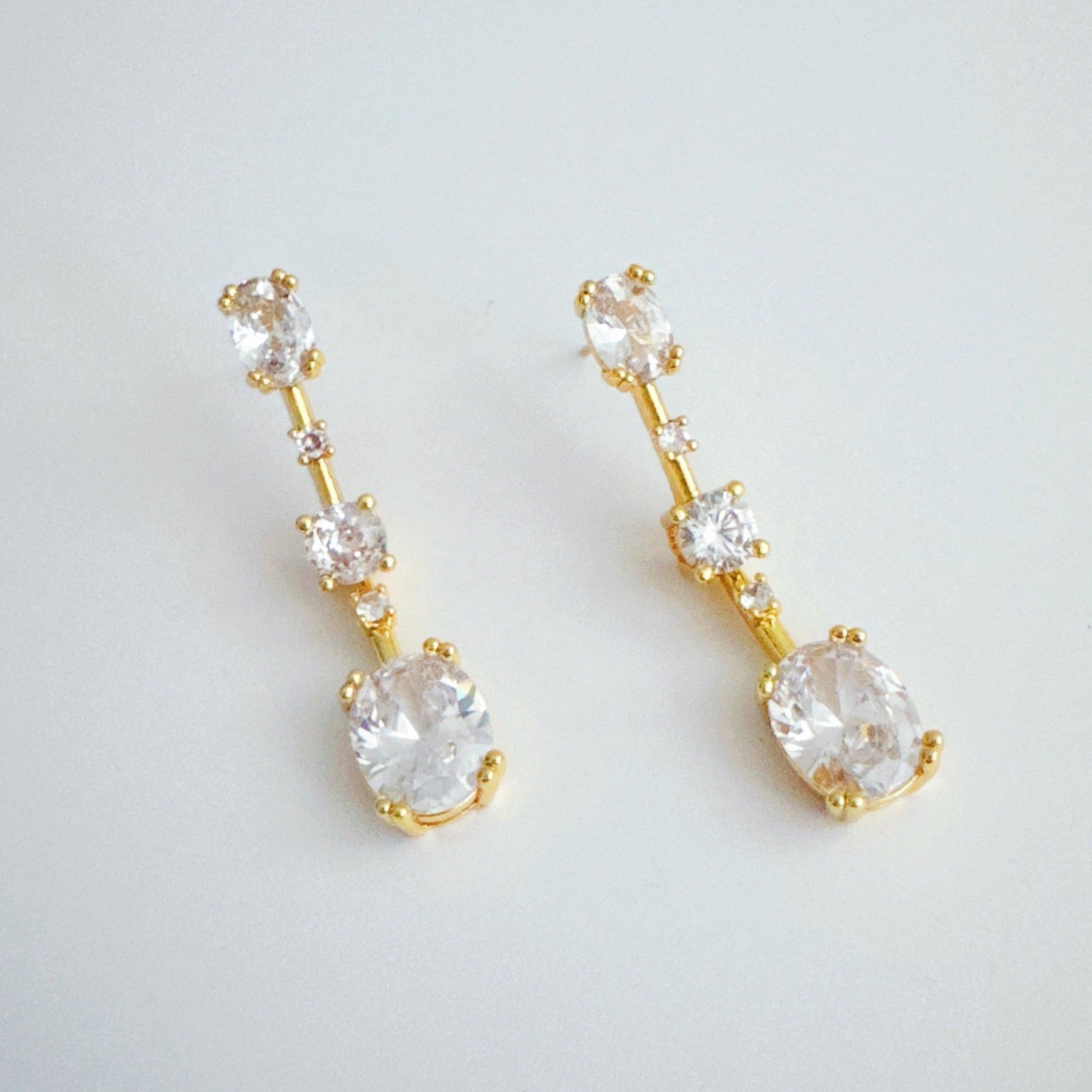 Dramon Brilliant Drop Earrings