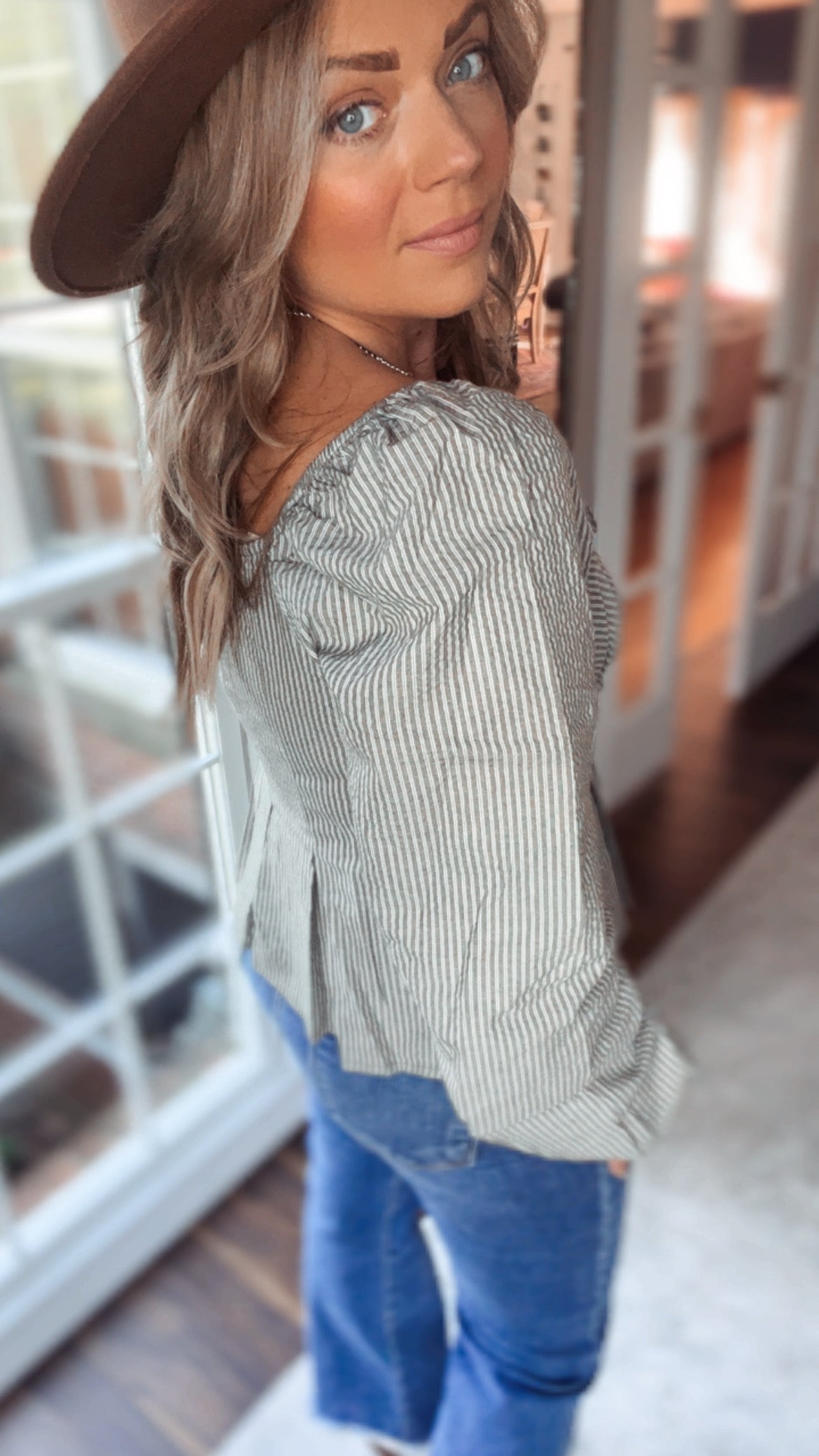 Maggie Striped Blouse