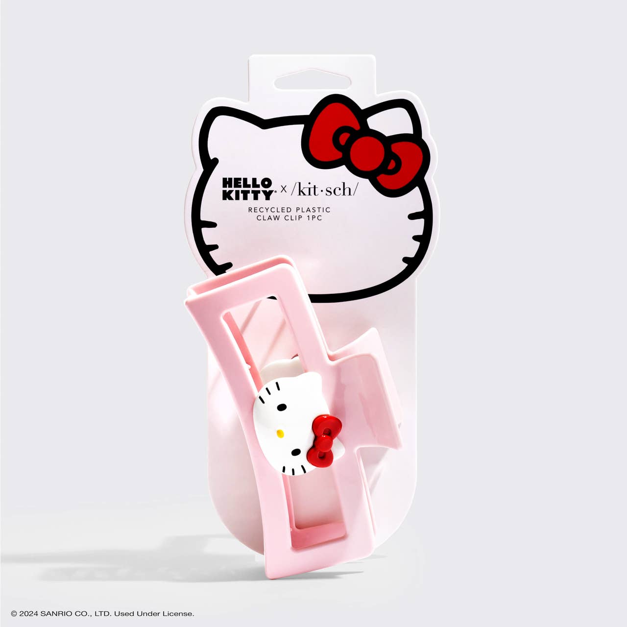 KITSCH Hello Kitty x Kitsch Recycled Jumbo Open ClawClip-Kitty Face