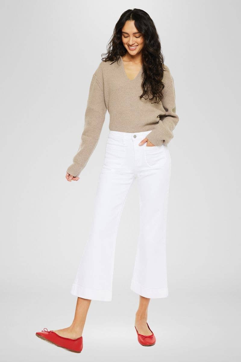 KanCan Niah High Rise Cropped Flare Jeans