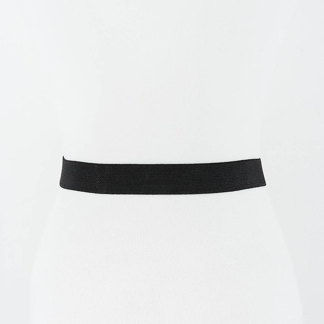 Vincent Horsebit Link Stretch Waist Belt