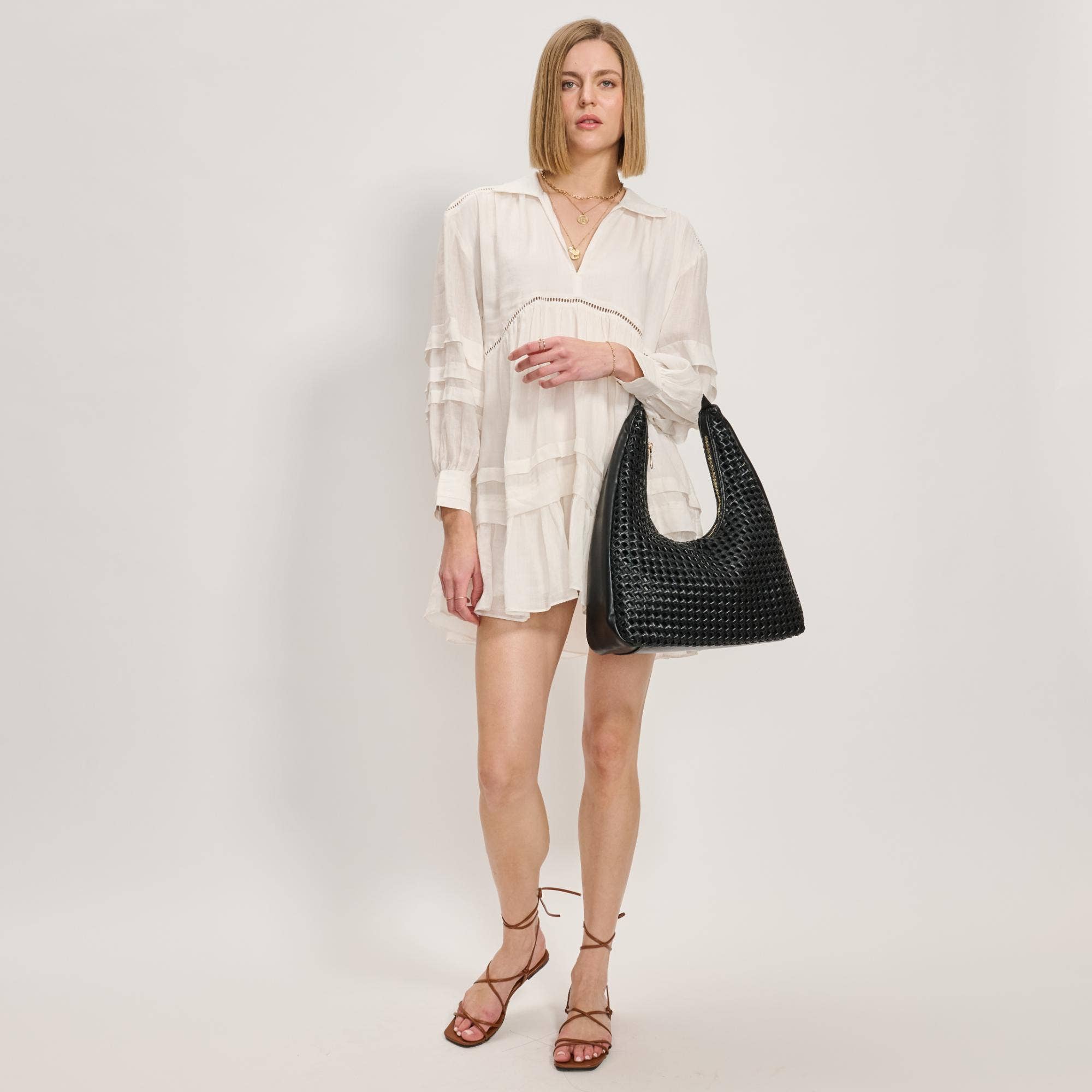 Renne Knot Woven Hobo