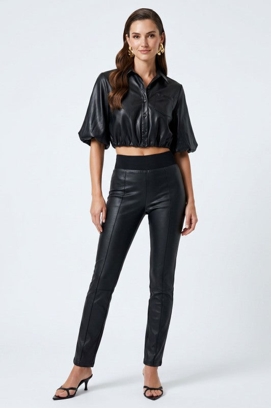 Nadia Faux Leather Leggings (2 Colors!)