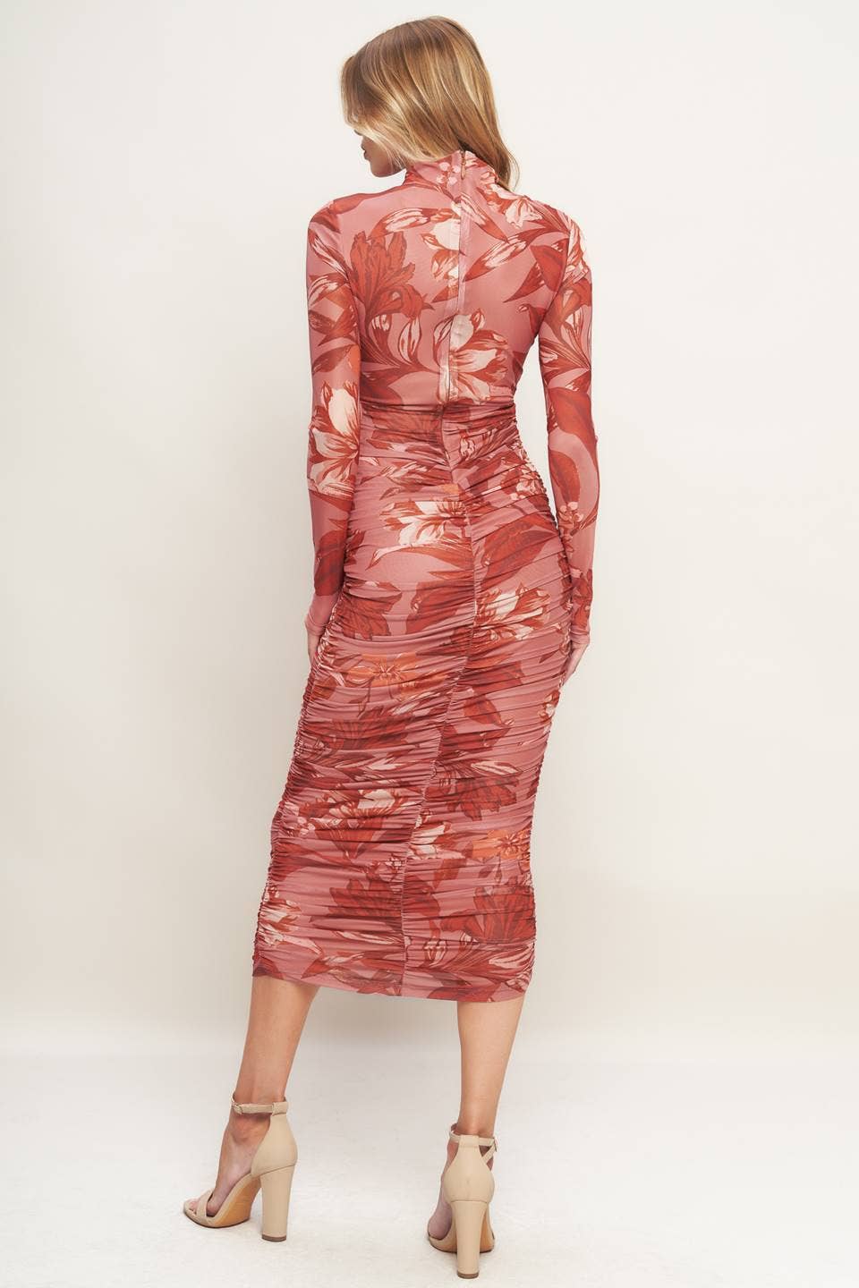 Marcus Printed Mesh Dress